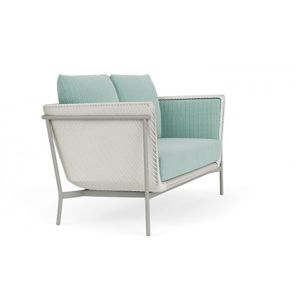 Lloyd Flanders™ Solstice Loveseat  - Matte White, Platinum