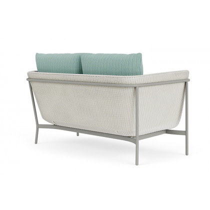 Lloyd Flanders™ Solstice Loveseat  - Matte White, Platinum