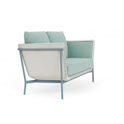 Lloyd Flanders™ Solstice Loveseat  - Matte White, Stillwater