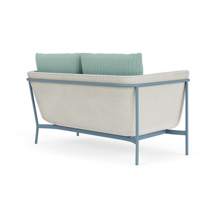 Lloyd Flanders™ Solstice Loveseat  - Matte White, Stillwater