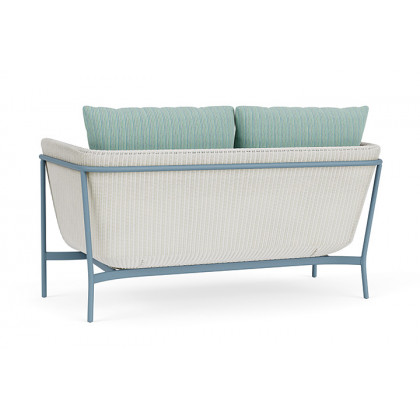 Lloyd Flanders™ Solstice Loveseat  - Matte White, Stillwater