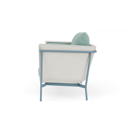 Lloyd Flanders™ Solstice Loveseat  - Matte White, Stillwater