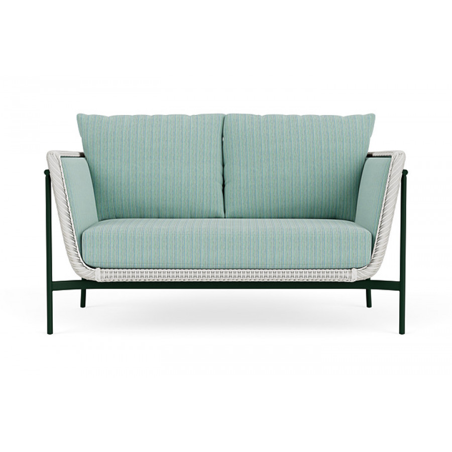 Lloyd Flanders™ Solstice Loveseat  - Matte White, Woodland