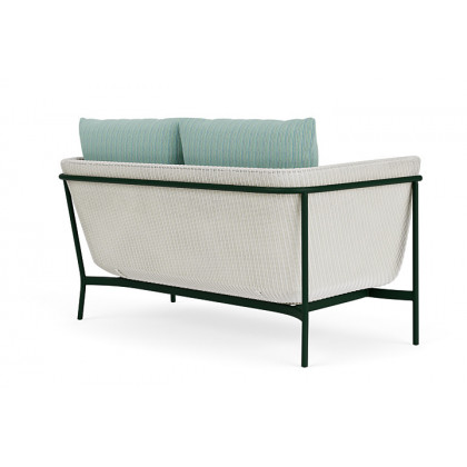 Lloyd Flanders™ Solstice Loveseat  - Matte White, Woodland