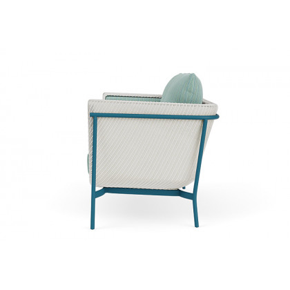 Lloyd Flanders™ Solstice Loveseat  - Matte White, Peacock