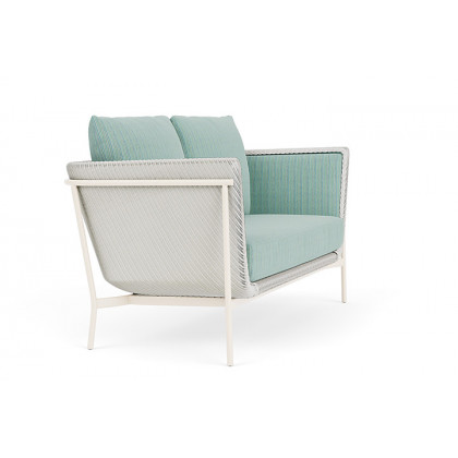 Lloyd Flanders™ Solstice Loveseat  - Matte White, Ivory