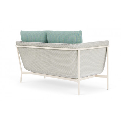 Lloyd Flanders™ Solstice Loveseat  - Matte White, Ivory