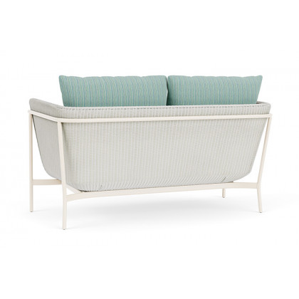 Lloyd Flanders™ Solstice Loveseat  - Matte White, Ivory