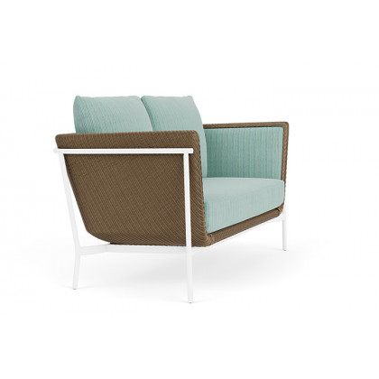 Lloyd Flanders™ Solstice Loveseat  - Fawn, Matte White