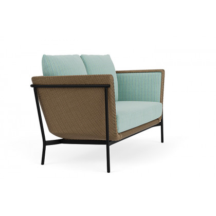 Lloyd Flanders™ Solstice Loveseat  - Fawn, Ebony