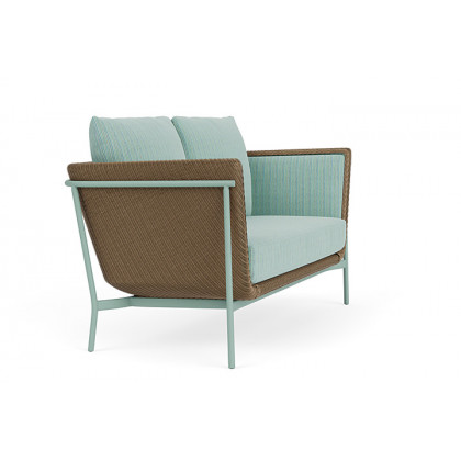 Lloyd Flanders™ Solstice Loveseat  - Fawn, Sea Glass