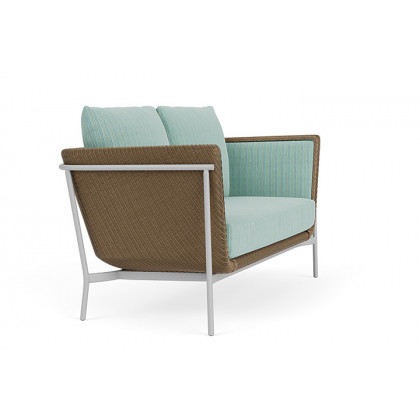 Lloyd Flanders™ Solstice Loveseat  - Fawn, Metallic Silver