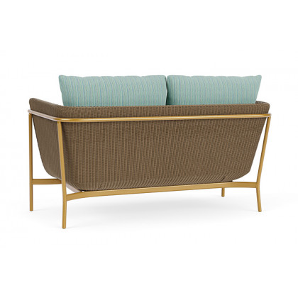 Lloyd Flanders™ Solstice Loveseat  - Fawn, Metallic Gold