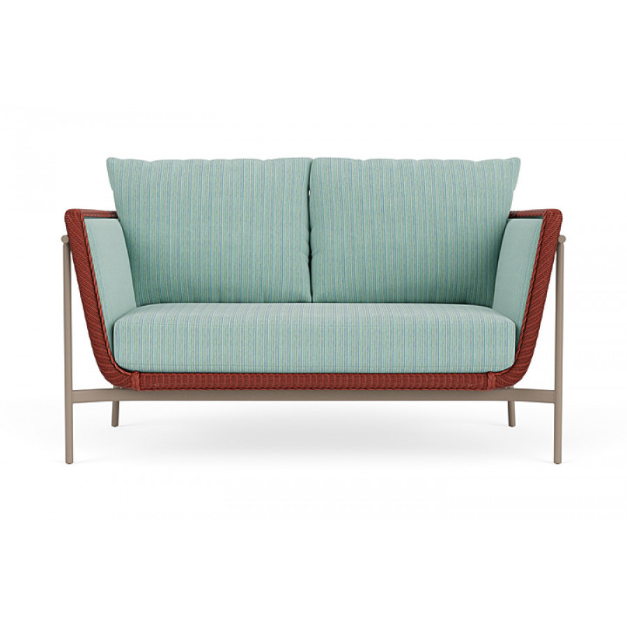 Lloyd Flanders™ Solstice Loveseat  - Terracotta, French Beige