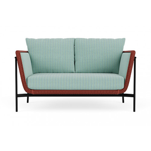 Lloyd Flanders™ Solstice Loveseat  - Terracotta, Ebony