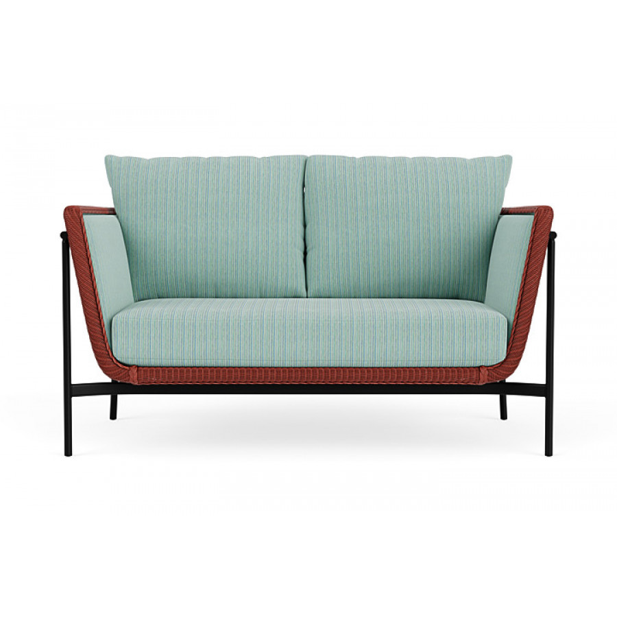 Lloyd Flanders™ Solstice Loveseat  - Terracotta, Ebony