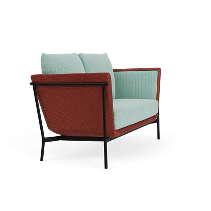 Lloyd Flanders™ Solstice Loveseat  - Terracotta, Ebony