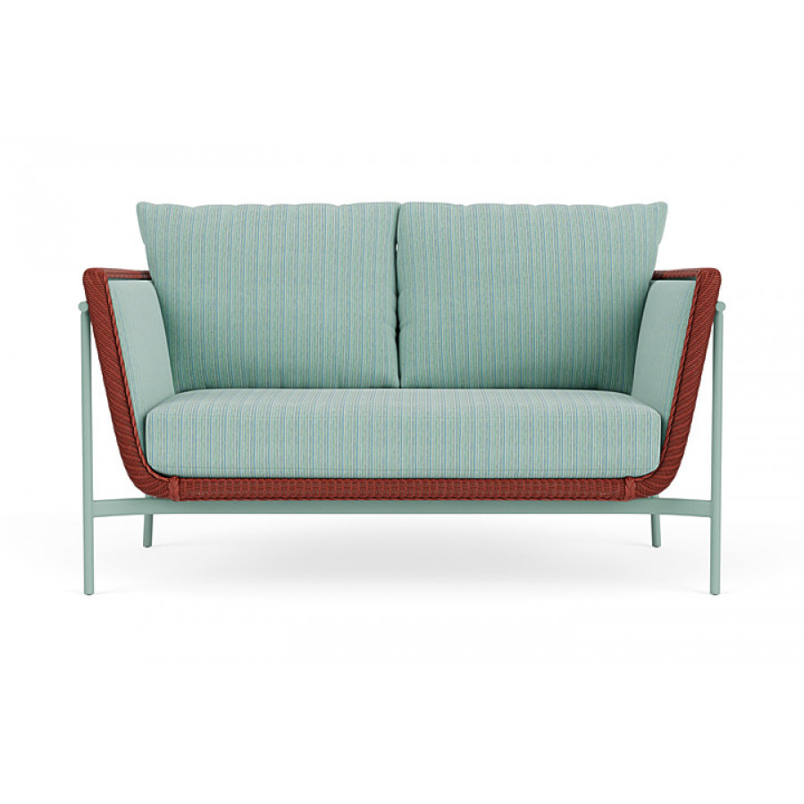 Lloyd Flanders™ Solstice Loveseat  - Terracotta, Sea Glass