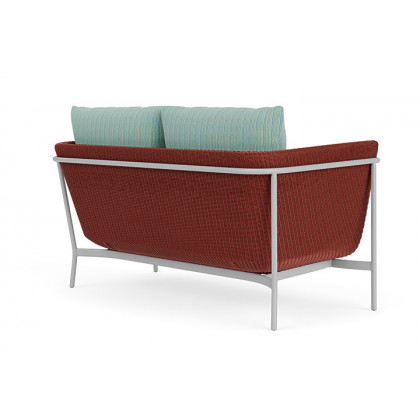 Lloyd Flanders™ Solstice Loveseat  - Terracotta, Metallic Silver