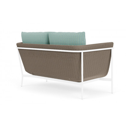 Lloyd Flanders™ Solstice Loveseat  - French Beige, White