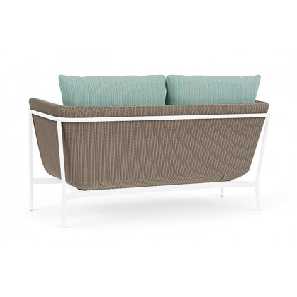 Lloyd Flanders™ Solstice Loveseat  - French Beige, White