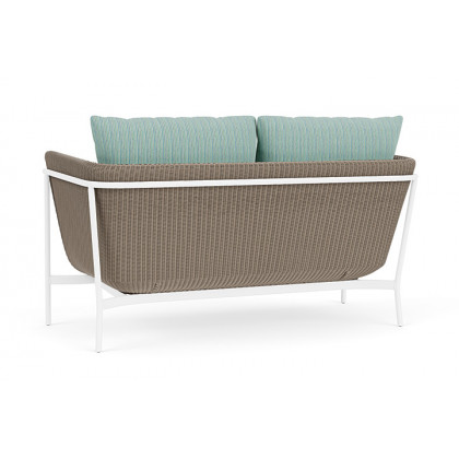 Lloyd Flanders™ Solstice Loveseat  - French Beige, Matte White