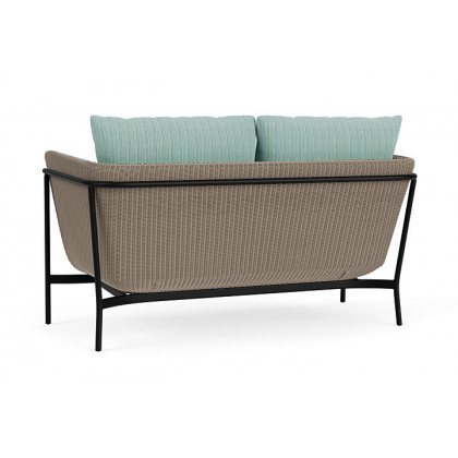 Lloyd Flanders™ Solstice Loveseat  - French Beige, Ebony
