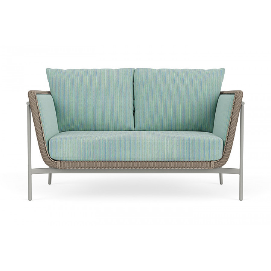 Lloyd Flanders™ Solstice Loveseat  - French Beige, Platinum