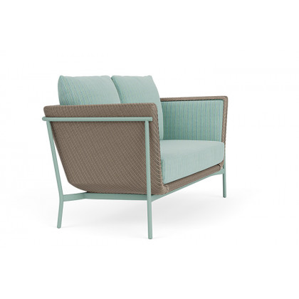 Lloyd Flanders™ Solstice Loveseat  - French Beige, Sea Glass