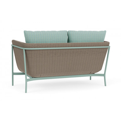 Lloyd Flanders™ Solstice Loveseat  - French Beige, Sea Glass