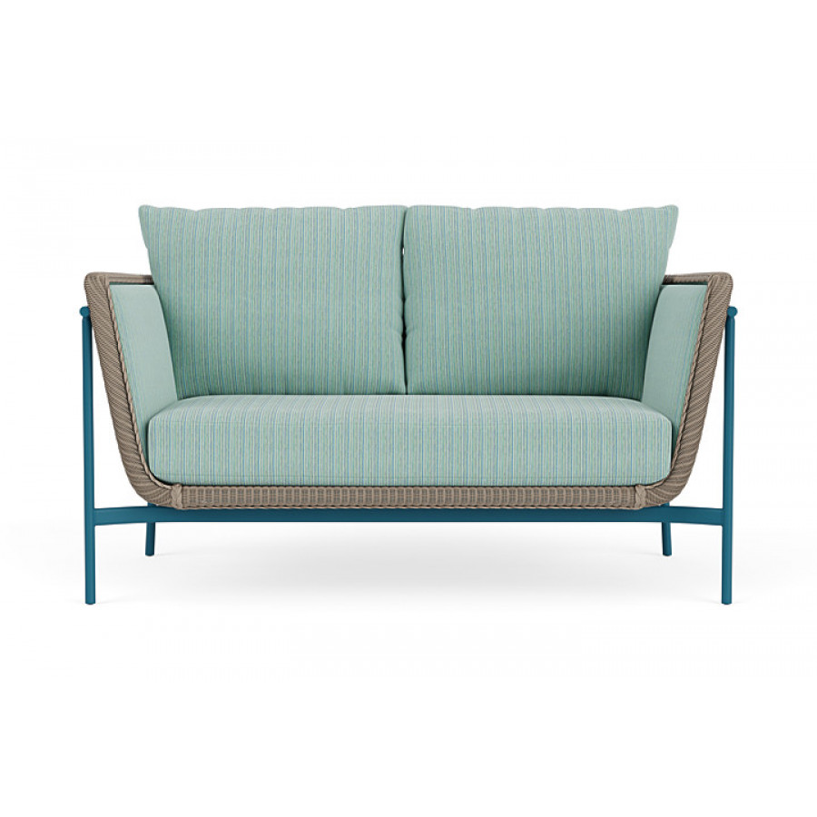 Lloyd Flanders™ Solstice Loveseat  - French Beige, Peacock
