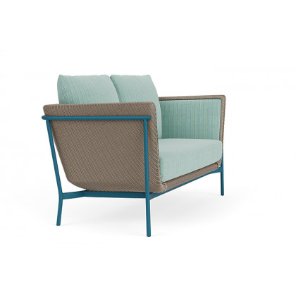 Lloyd Flanders™ Solstice Loveseat  - French Beige, Peacock
