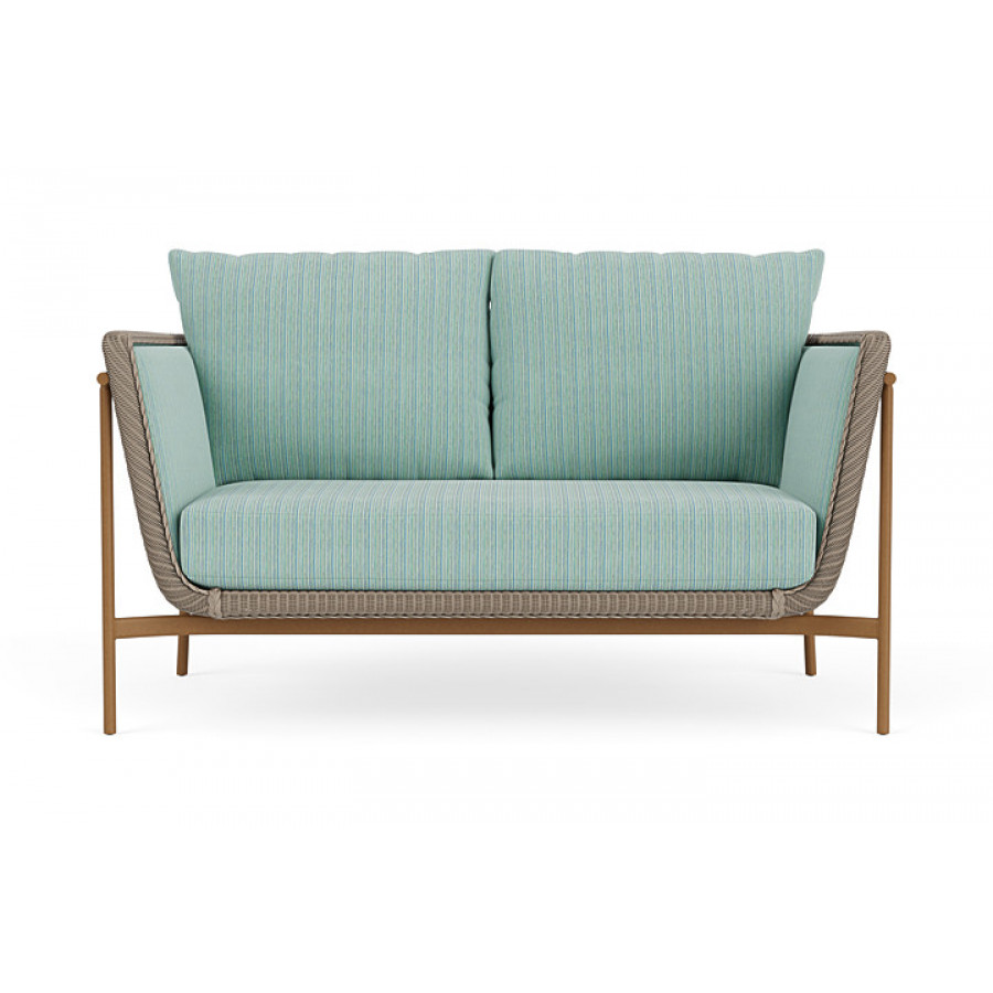 Lloyd Flanders™ Solstice Loveseat  - French Beige, Hickory