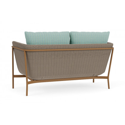 Lloyd Flanders™ Solstice Loveseat  - French Beige, Hickory