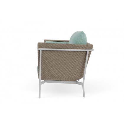 Lloyd Flanders™ Solstice Loveseat  - French Beige, Metallic Silver
