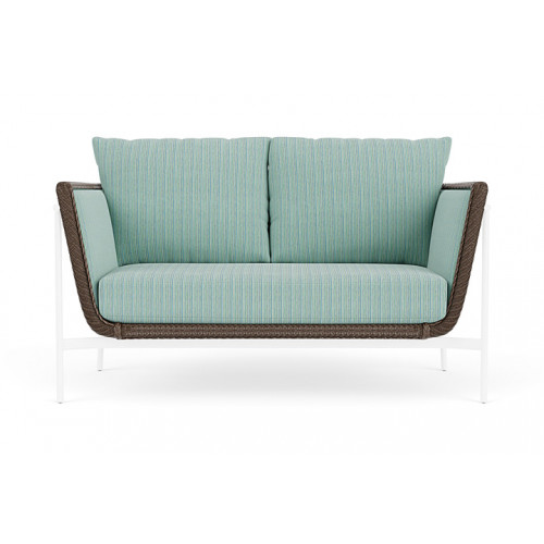 Lloyd Flanders™ Solstice Loveseat  - Bark, White