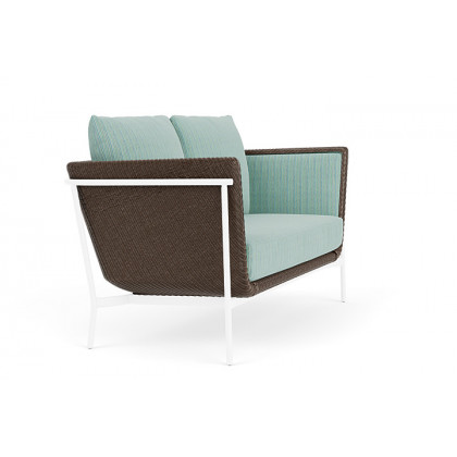 Lloyd Flanders™ Solstice Loveseat  - Bark, White