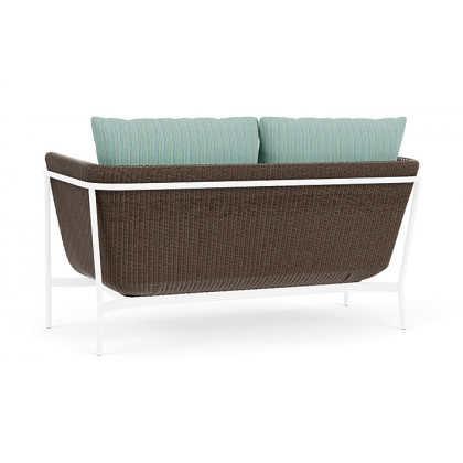 Lloyd Flanders™ Solstice Loveseat  - Bark, White