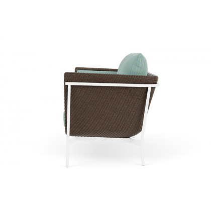Lloyd Flanders™ Solstice Loveseat  - Bark, Matte White
