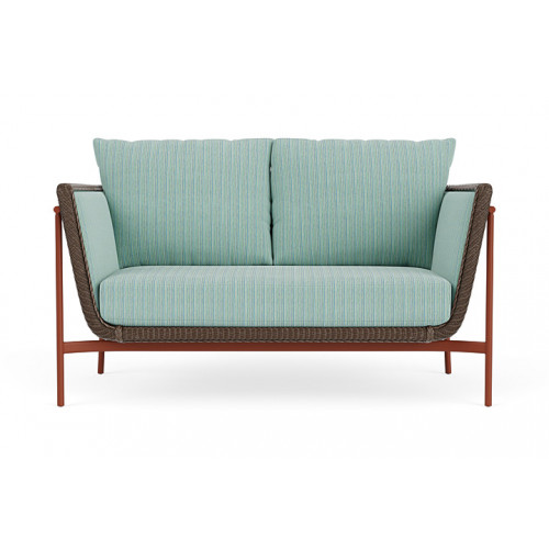 Lloyd Flanders™ Solstice Loveseat  - Bark, Terracotta