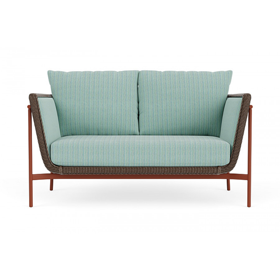 Lloyd Flanders™ Solstice Loveseat  - Bark, Terracotta