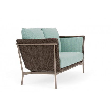 Lloyd Flanders™ Solstice Loveseat  - Bark, French Beige