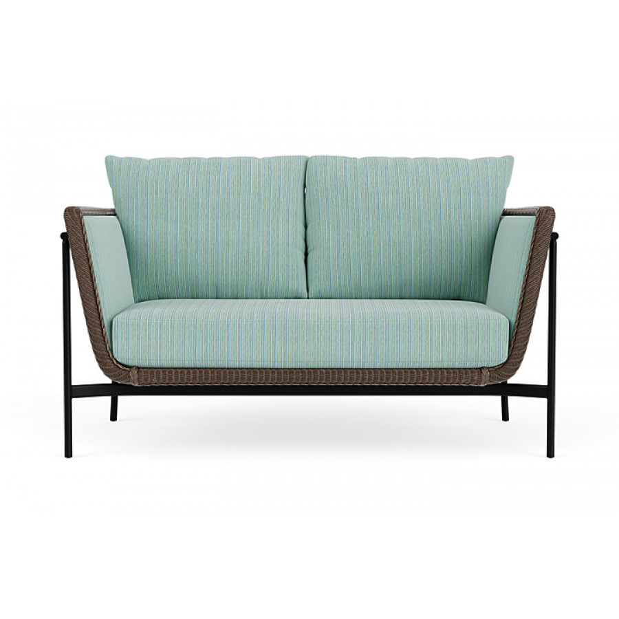 Lloyd Flanders™ Solstice Loveseat  - Bark, Ebony