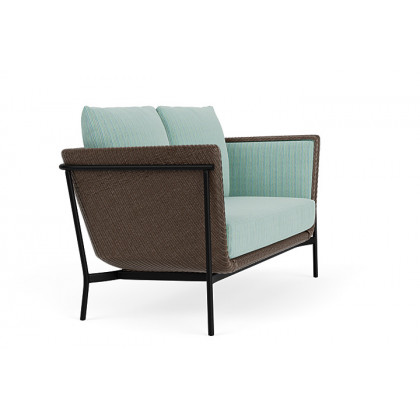 Lloyd Flanders™ Solstice Loveseat  - Bark, Ebony