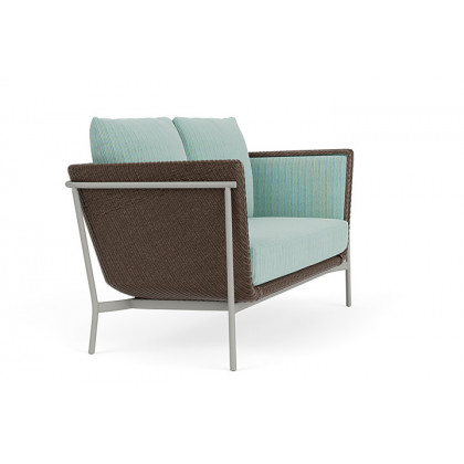 Lloyd Flanders™ Solstice Loveseat  - Bark, Platinum