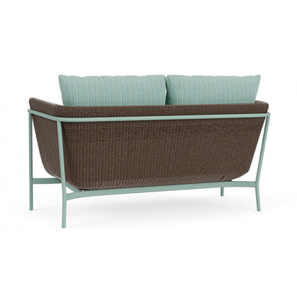 Lloyd Flanders™ Solstice Loveseat  - Bark, Sea Glass