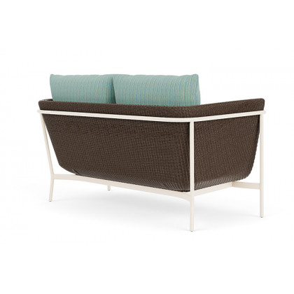 Lloyd Flanders™ Solstice Loveseat  - Bark, Ivory
