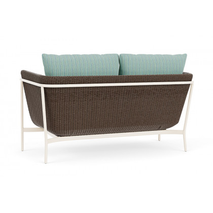Lloyd Flanders™ Solstice Loveseat  - Bark, Ivory