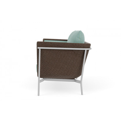 Lloyd Flanders™ Solstice Loveseat  - Bark, Metallic Silver
