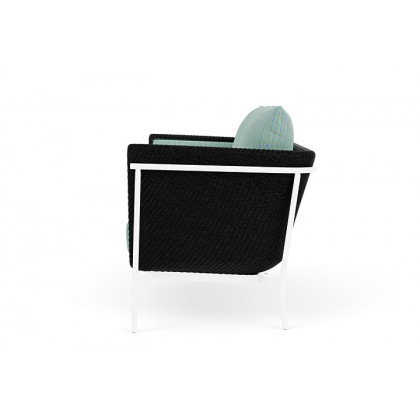 Lloyd Flanders™ Solstice Loveseat  - Ebony, White